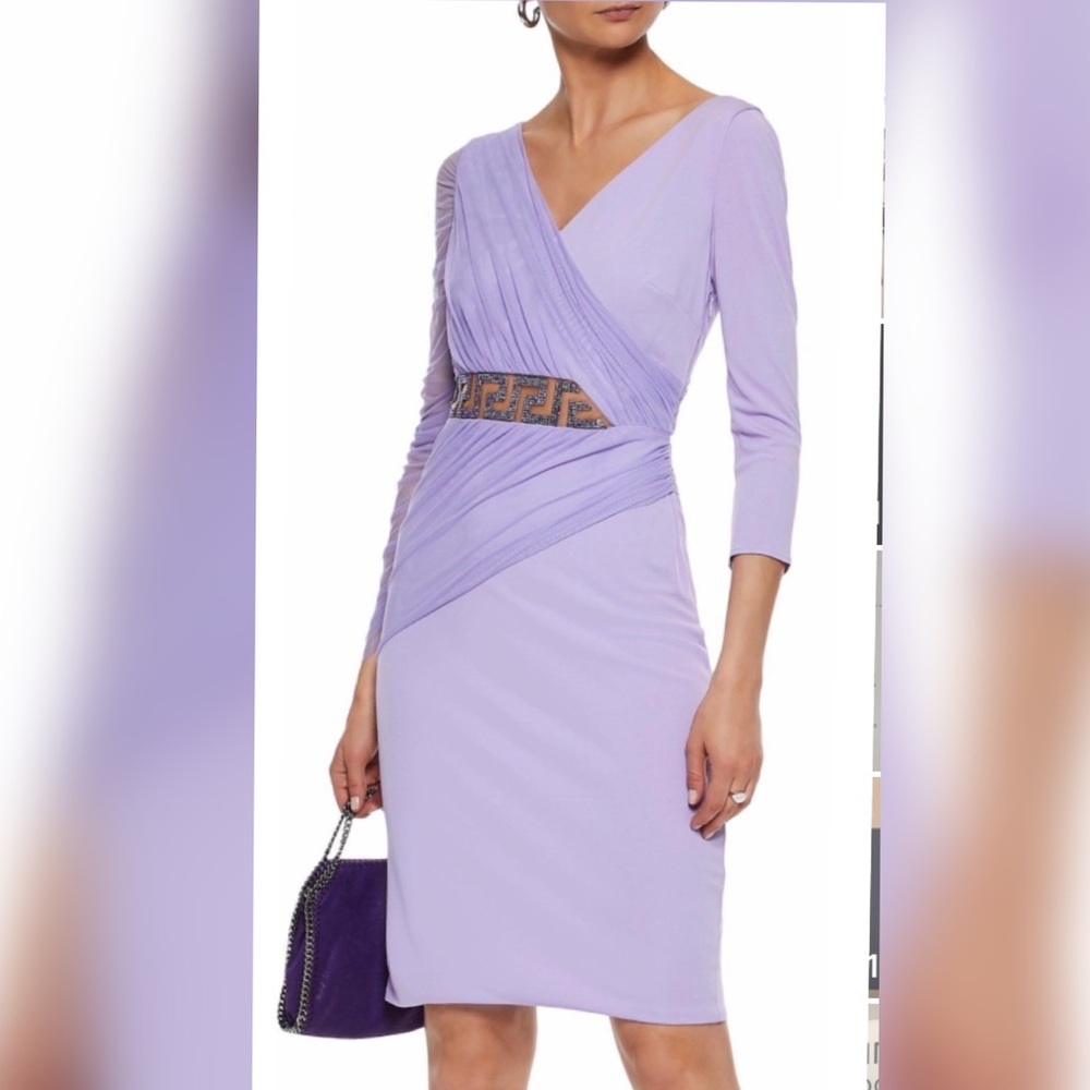 VERSACE Lilac Cocktail Dress 🔥